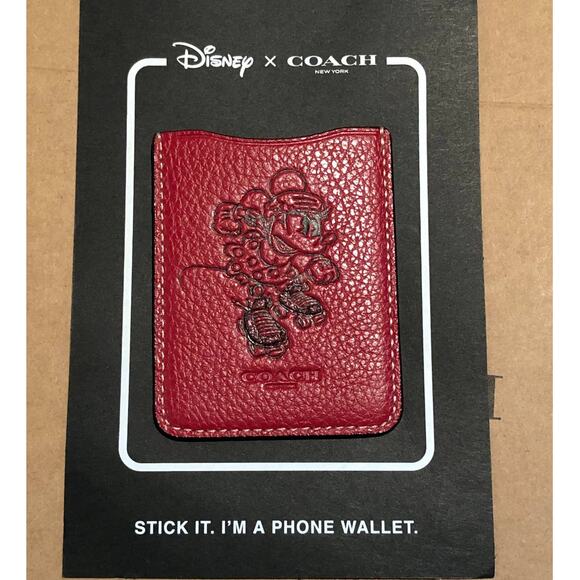 Coach Accessories - Coach Minnie Mouse Rollerskate Phone Pocket
